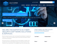 Tablet Screenshot of bluekarmasecurity.net